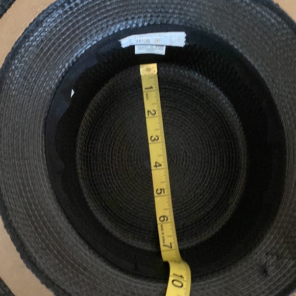 B. Watt of Louisville Derby Hat. Black with Bow and Sequined details - Picture 6 of 8